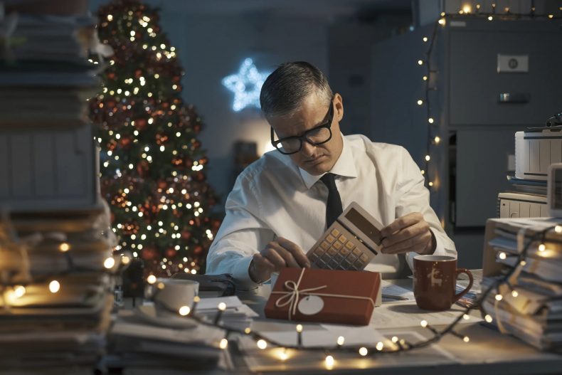 Tener trabajo en navidad sin un balance adecuado puede ser estresante.